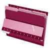 PENDAFLEX 421013BUR INTERIOR FOLDER,1/3 TAB CUT, LETTER, BY