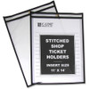 C-LINE PRODUCTS 46114 SHOP TICKET HOLDER,STITCHED,CLEAR VINYL
