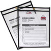 C-LINE PRODUCTS 46912 SHOP TICKET HOLDER,STITCHED,9X12",CLEAR