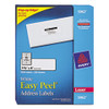 AVERY 5962 LABEL,EZPEEL,LSR,1.3X4,WE
