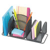 SAFCO 3251BL ORGANIZER, MESH DESK DLX