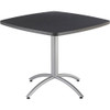 ICEBERG 65618 CAFE TABLE,36" SQUARE, 36"X30",GRAPHITE