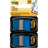 3M 680-BE2 3M  POST-IT FLAGS, 1"X1-3/4", 100/PK, BL