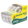 SHURTECH BRANDS 00-21087 PERMANENT DOUBLE-STICK TAPE, 1/2" X 300"