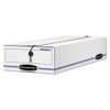 FELLOWES 00006 STORAGE BOX,WHITE/BLUE,12/CT