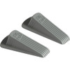 MASTER CASTER 00972 NO-SLIP RUBBER WEDGE,GRAY,2/PACK