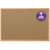 MEAD 85367 BULLETIN BOARD 36 IN H 48 IN W OAK