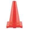 CHAMPION SPORT C12OR FLEXIBLE VINYL CONE 12IN ORANGE WEIGHTED