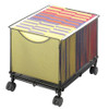 SAFCO 5211BL CART,MESH FILE CUBE,BK
