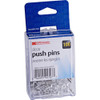 OFFICEMATE 92707 PUSH PINS,PLASTIC,100BX,CR