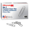 OFFICEMATE 99916 CLIPS,PAPER,#1