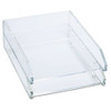 KANTEK AD-15 KANTEK  DOUBLE LETTER TRAY, ACRYLIC, 10-