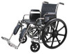 MEDLINE MDS806750 WHEELCHAIR 350 LB 20 IN SEAT SILVER/NAVY