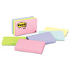 3M COMPANY 655AST NOTES,POST-IT,3X5,5PK,AST