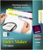 AVERY 11990 DIVIDERS,INDEX,5TAB,CONTMP