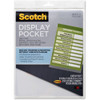 3M WL854C 3M  DISPLAY POCKET, REMOVABLE FASTENERS,