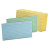 OXFORD 7321CHE OXFORD  INDEX CARD, RULED, 3"X5", 100/PK