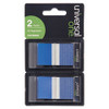 UNIVERSAL 99002 PAGE FLAGS, BLUE, 50 FLAGS/DISPENSER, 2 