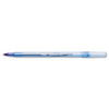 BIC CORPORATION GSF11-BE ROUND STIC BALLPOINT STICK PEN BLUE INK,