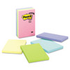 3M COMPANY 660-5PK-AST ORIGINAL PADS IN PASTEL COLORS, 4 X 6, L