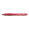 BIC CORPORATION RLC11-RD VELOCITY ROLLER BALL RETRACTABLE GEL PEN