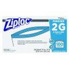 SC JOHNSON 682254 BAG,FREEZER,ZIPLOC,2GAL,100