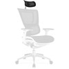EUROTECH IOOHDRWHT CHAIR,EXEC,IOO HEADREST-WHITE