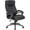 BOSS MFG CO B8661BK BOSS B8661 EXECUTIVE CHAIR - BLACK LEATH