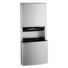 BOBRICK WASHROOM 4369 PAPER TOWEL DISPENSER/WASTE RECEPTACLE