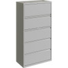LORELL 00040 LORELL  LATERAL FILE, 5-DRAWER, 36"X18-5