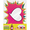 GEOGRAPHICS 24756 GEOGRAPHICS  POSTER BOARD, COMIC, BURST,