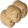 PACON CORPORATION 419012 PACON  PAPER MACHE MASK, 8"X5-1/4", 12/S