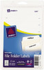 AVERY 05230 FILEFOLDERLABELSON4INX6IN,PK252