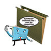 ESSELTE PENDAFLEX CORP. 615215 FOLDER,HANGING,LTR,1/5,GRN