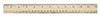 ACME UNITED 10377 RULER,12",METRIC&INCH,WDG