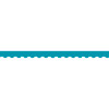 TEACHER CREATED RESOURCES 5450 TEAL SOLID SCALLOPED BORDER TRIM