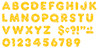TREND ENTERPRISES, INC. T-1616 READY LETTERS 4 CASUAL YELLOWSPARKLE
