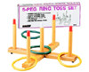 DICK MARTIN SPORTS RT4 RING TOSS GAME 5-PEG BASE WOODPEGS 4 PLA