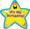 CREATIVE TEACHING PRESS 1075 STAR BADGES ITS MY BIRTHDAY 36/PK