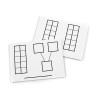 DIDAX DD-211441 WRITE AND WIPE TEN FRAME MATS