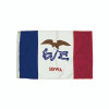 FLAGZONE LLC FZ-2142051 3X5 NYLON IOWA FLAG HEADING &GROMMETS