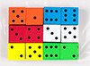 KOPLOW GAMES INC. 17332 16MM FOAM DICE 12PK ASSORTED COLORSPOT