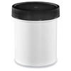 USC S-14506B-BL WHITE ROUND WIDE-MOUTH PLASTIC JARS BULK