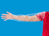 USC S-20329 SHOULDER LENGTH POLY GLOVES - 35" CLEAR