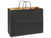 USC S-8592BL KRAFT TINTED COLOR SHOPPING BAGS - 16 X 