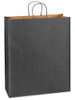USC S-8593BL KRAFT TINTED COLOR SHOPPING BAGS - 16 X 