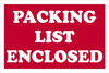 TAPE LOGIC DL1207 2" X 3" - "PACKING LIST ENCLOSED" LABELS