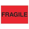 TAPE LOGIC DL1055 2" X 3" - "FRAGILE" (FLUORESCENT RED) LA