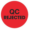 TAPE LOGIC DL1256 2" CIRCLE - "QC REJECTED" FLUORESCENT RE