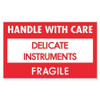 TAPE LOGIC DL1460 3" X 5" - "DELICATE INSTRUMENTS - HWC" L